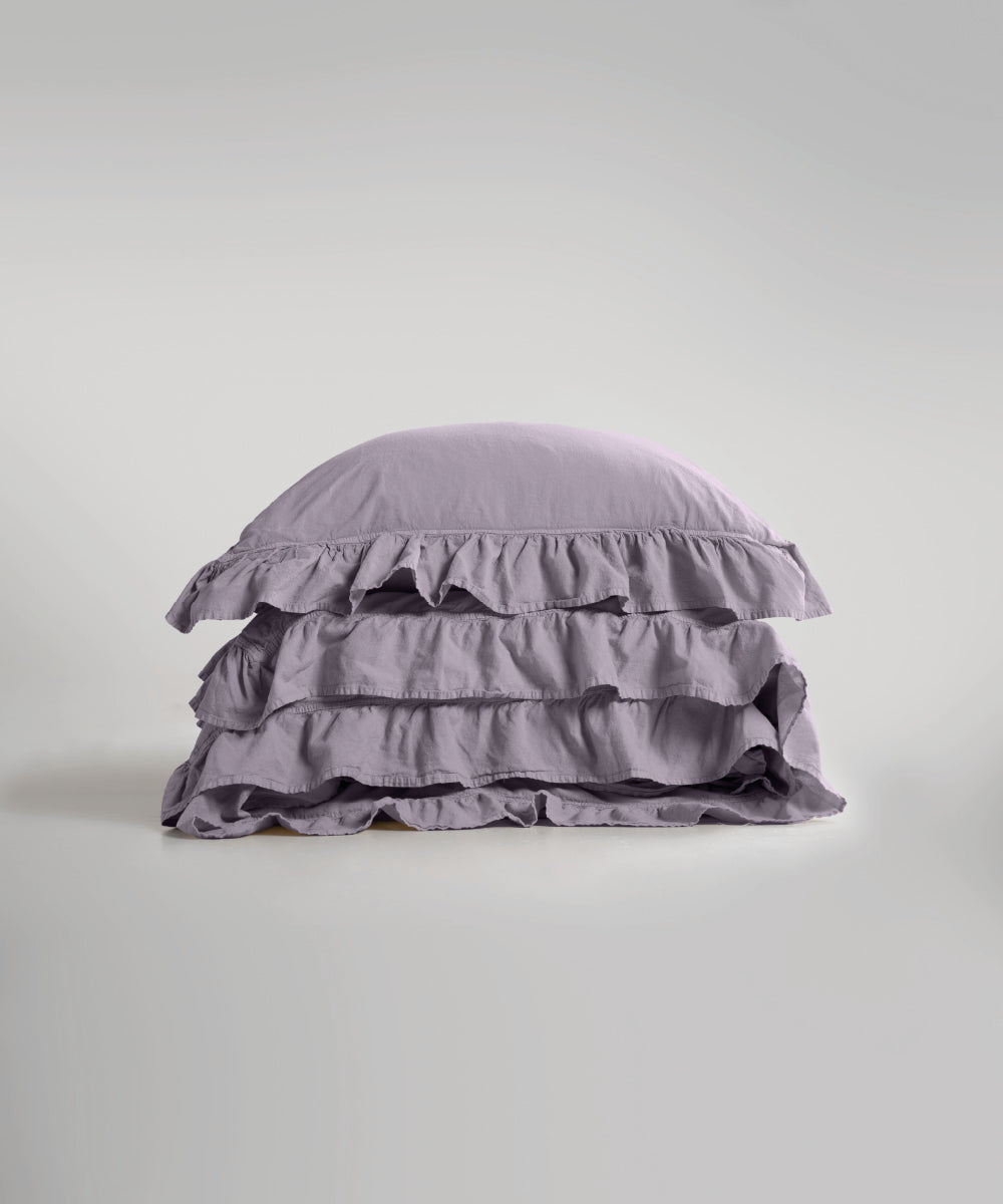 Комплект постільної білизни Stonewashed Exclusive 100% Бавовна-Natural Violet