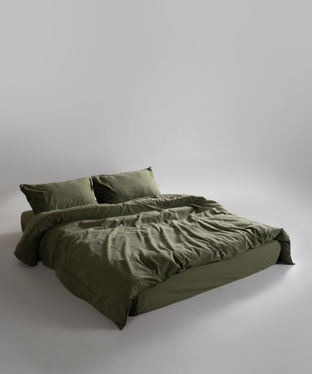 Комплект постільної білизни Stonewashed Standart 100% Бавовна-Capulet Olive