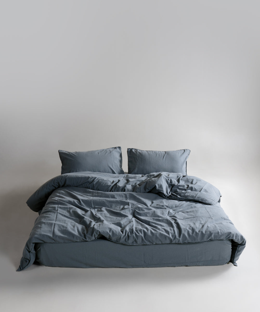 Наволочки Stonewashed Standart 100% Бавовна - Natural Grey