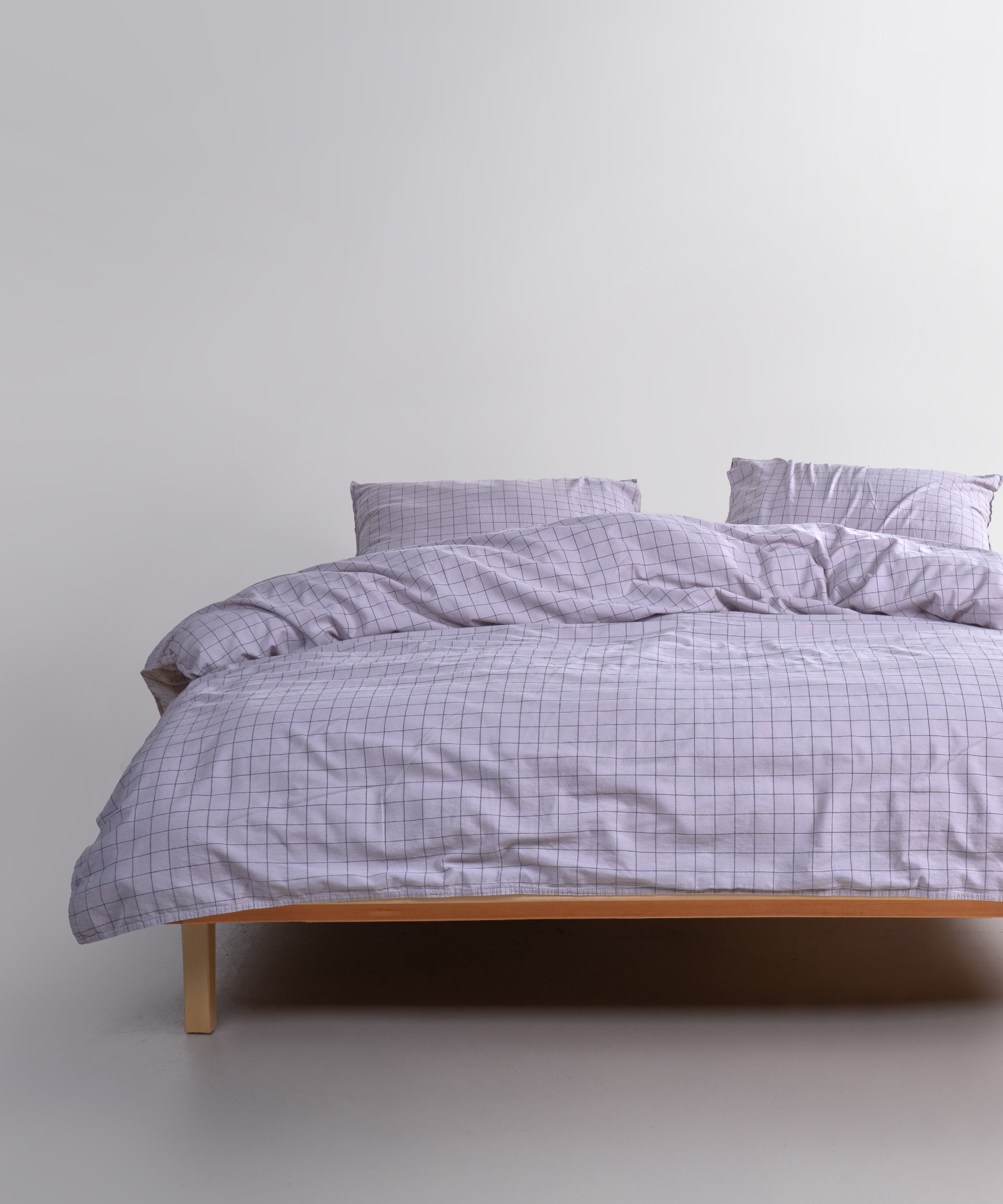 Комплект постільної білизни Inara 100% бавовна Stonewashed-Natural Violet