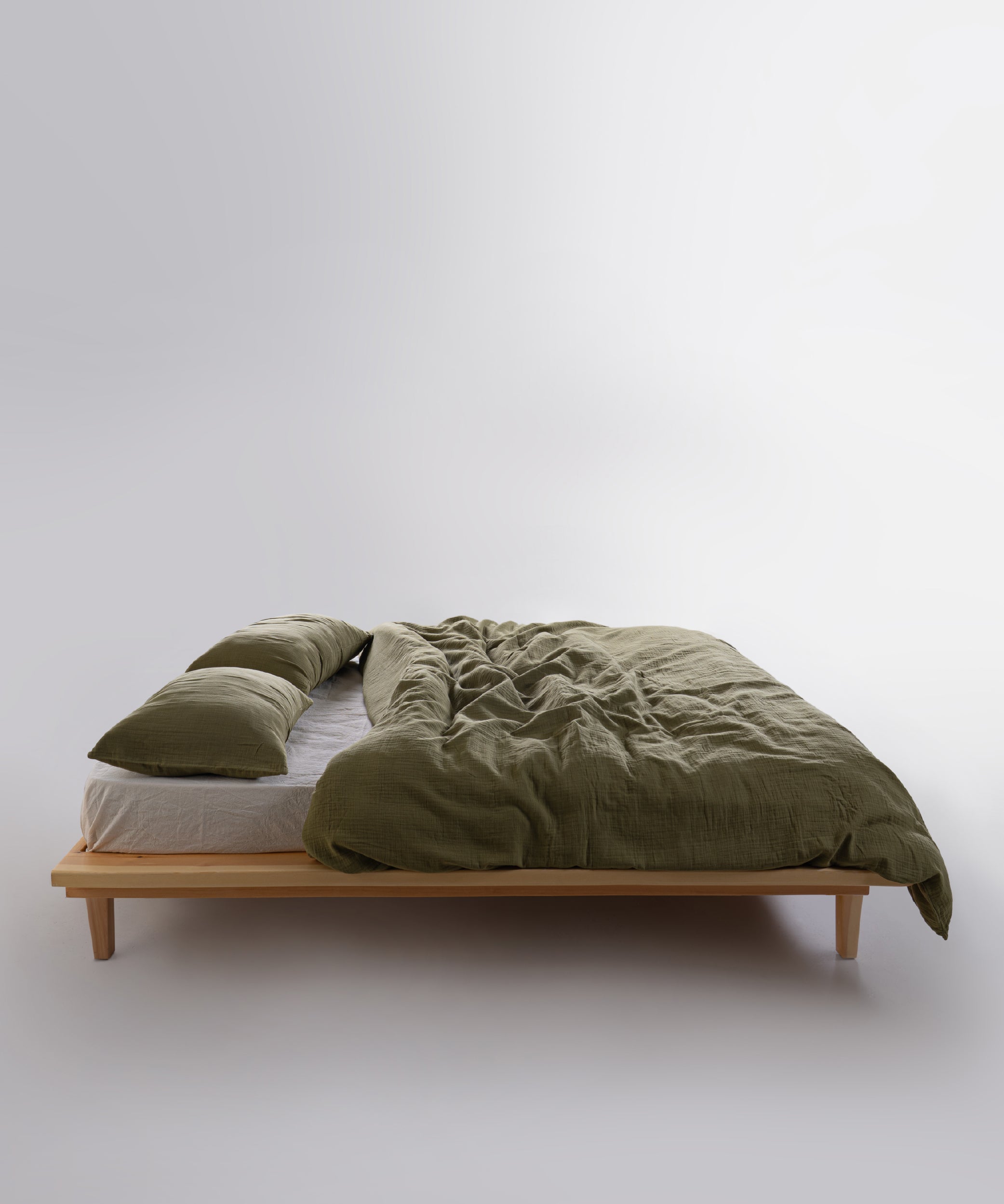 Комплект постільної білизни Cloud 100% натуральна бавовна муслін (Olive Green)