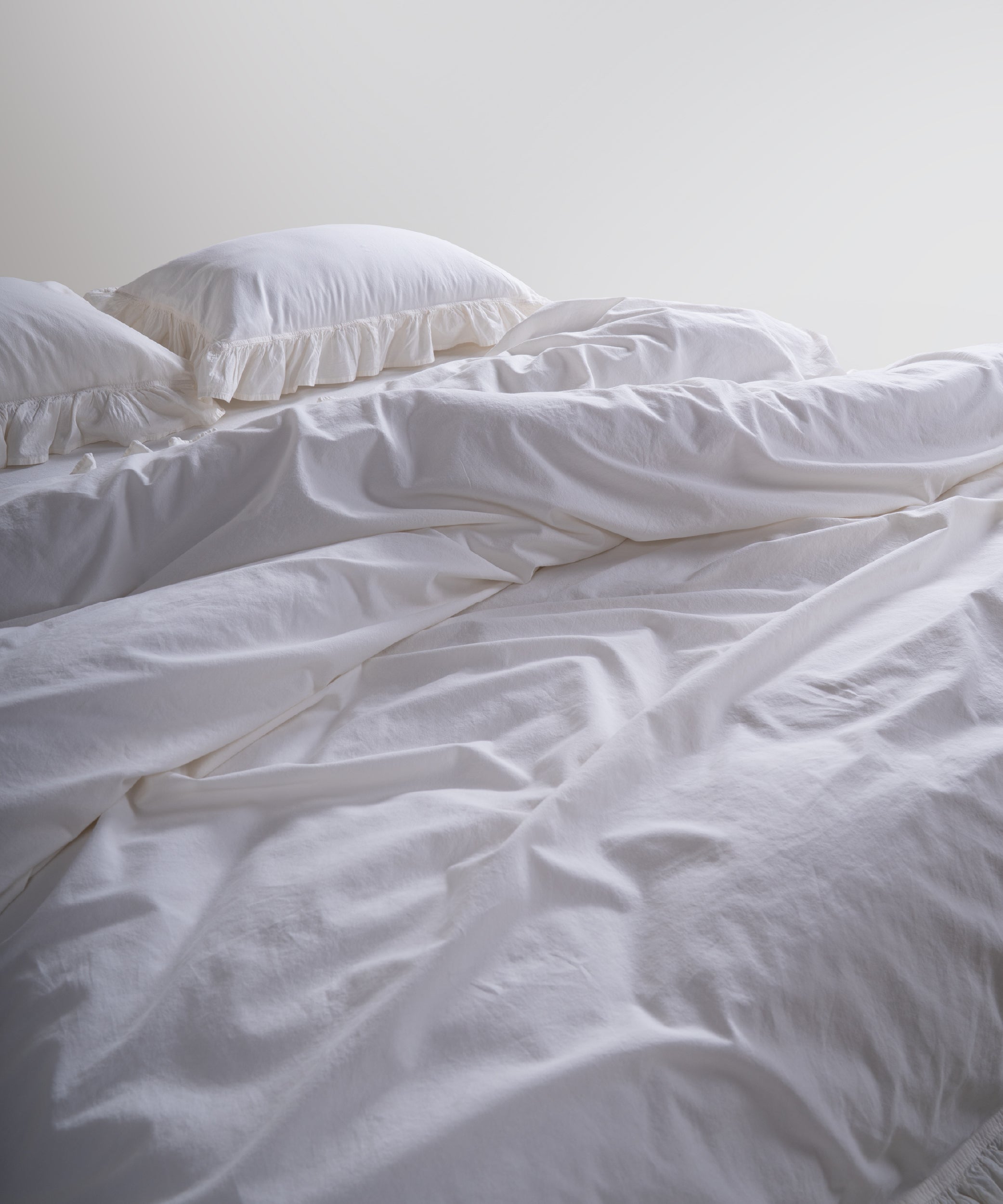 Exclusive Комплект Постільної Білизни З Рюшами З Stonewashed Бавовни 100%, Snow White