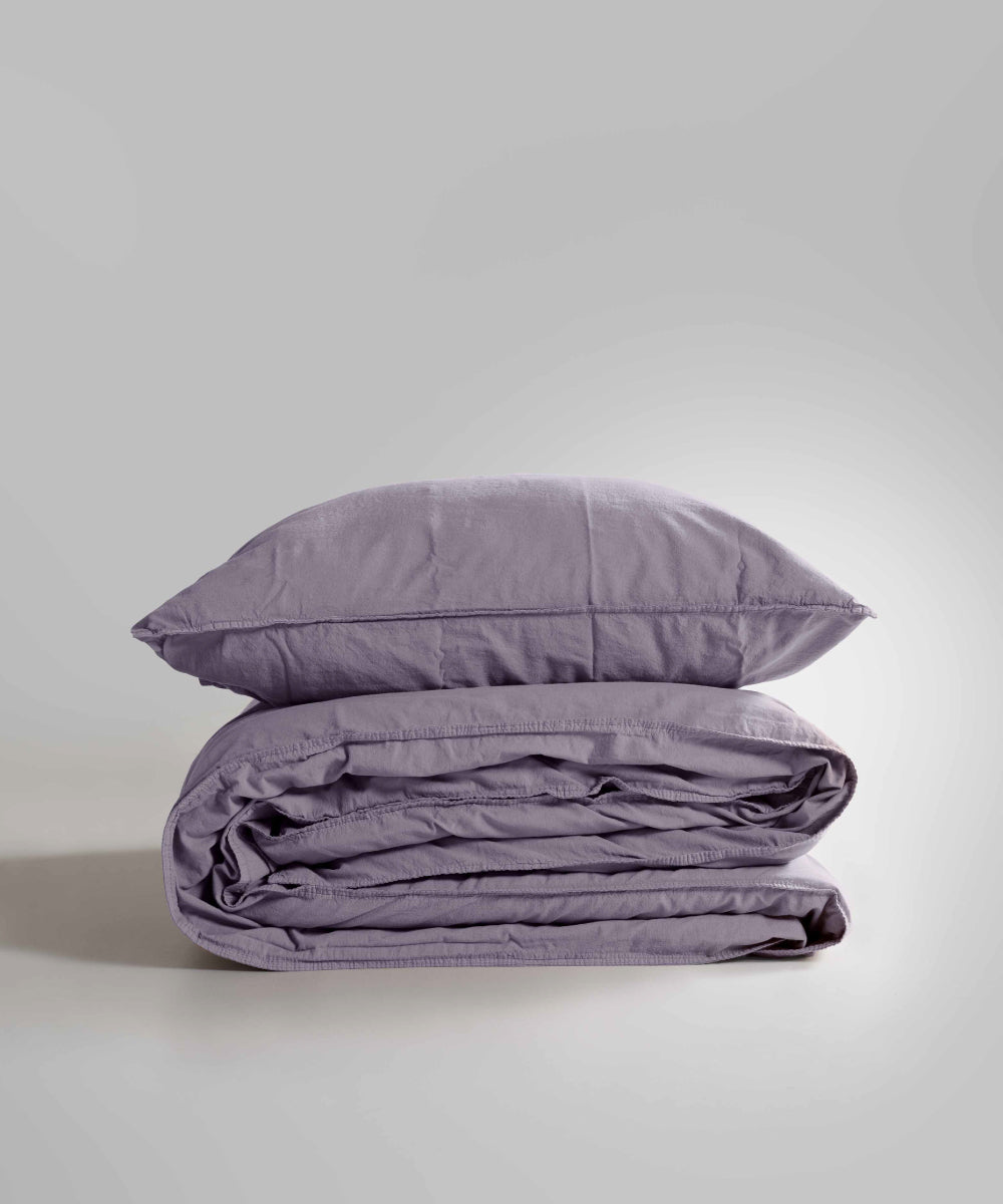 Комплект постільної білизни Stonewashed Standart 100% Бавовна-Violet