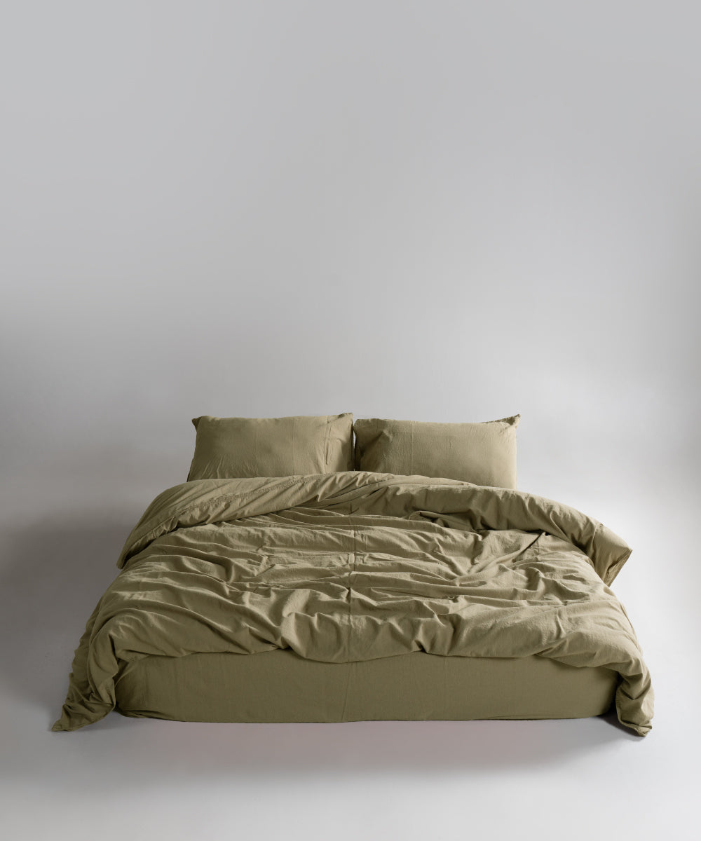 Комплект постільної білизни Stonewashed Standart 100% Бавовна-Akdeniz Yeşili