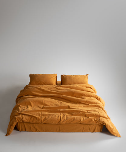 Комплект постільної білизни Stonewashed Standart 100% Бавовна-Mustard