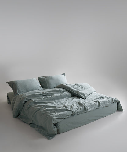 Наволочки Stonewashed Standart 100% Бавовна - Natural Green