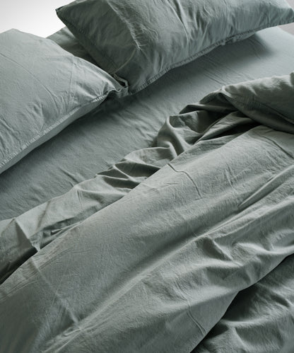 Наволочки Stonewashed Standart 100% Бавовна - Natural Green