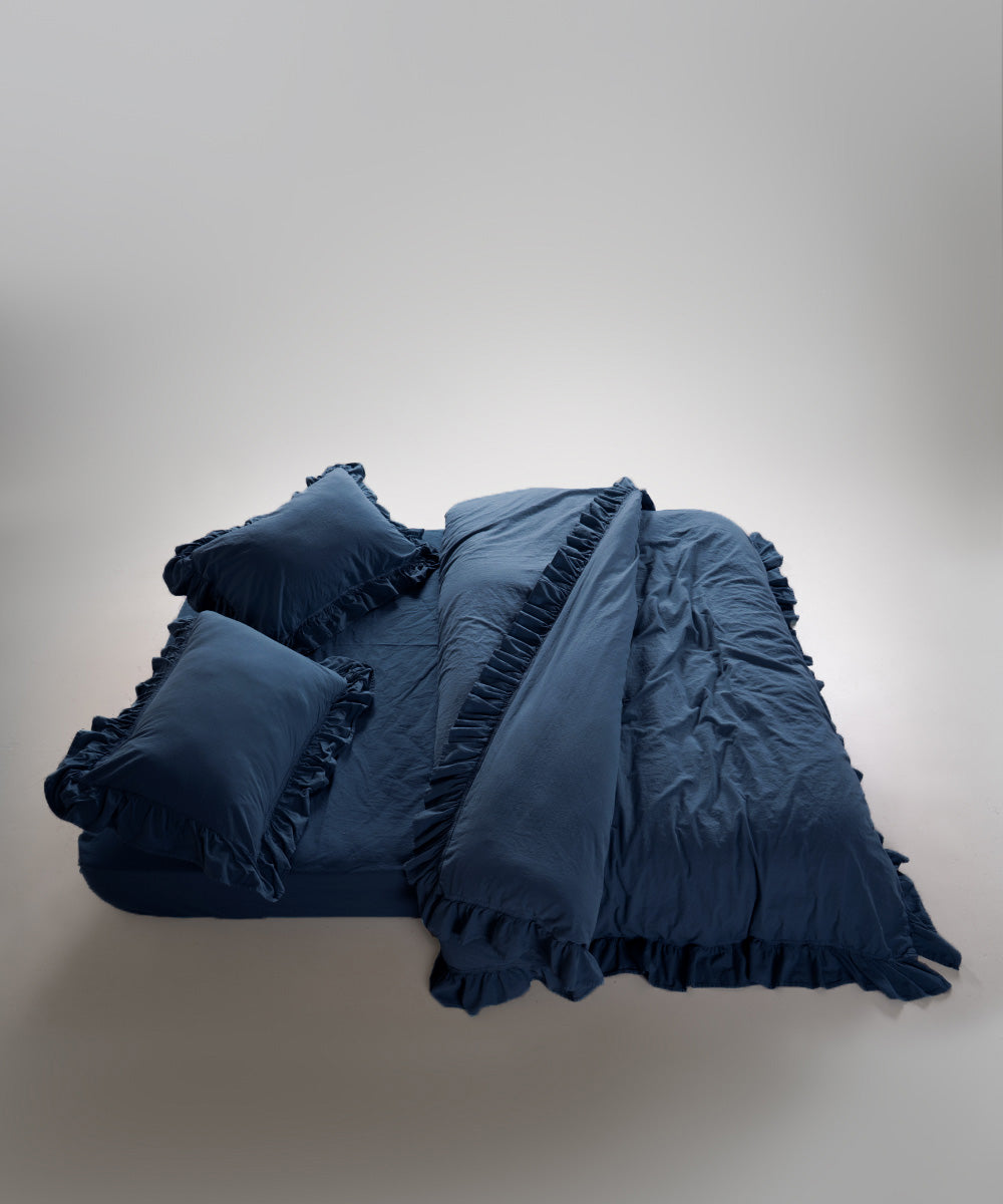 Комплект постільної білизни Stonewashed Exclusive 100% Бавовна-Dress Blue