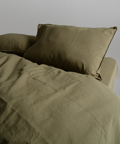 Наволочки Stonewashed Standart 100% Бавовна - Olive