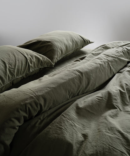 Комплект постільної білизни Stonewashed Standart 100% Бавовна-Capulet Olive