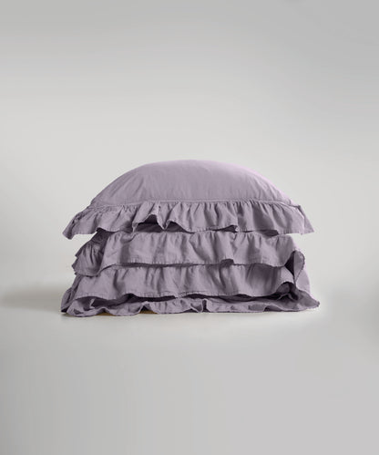 Комплект постільної білизни Stonewashed Exclusive 100% Бавовна-Natural Violet