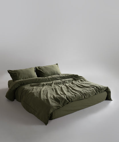 Комплект постільної білизни Stonewashed Standart 100% Бавовна-Capulet Olive