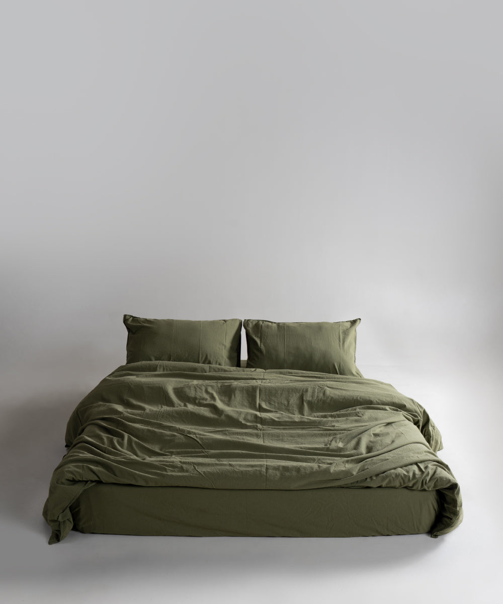 Комплект постільної білизни Stonewashed Standart 100% Бавовна-Capulet Olive