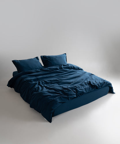 Комплект постільної білизни Stonewashed Standart 100% Бавовна-Dress Blue