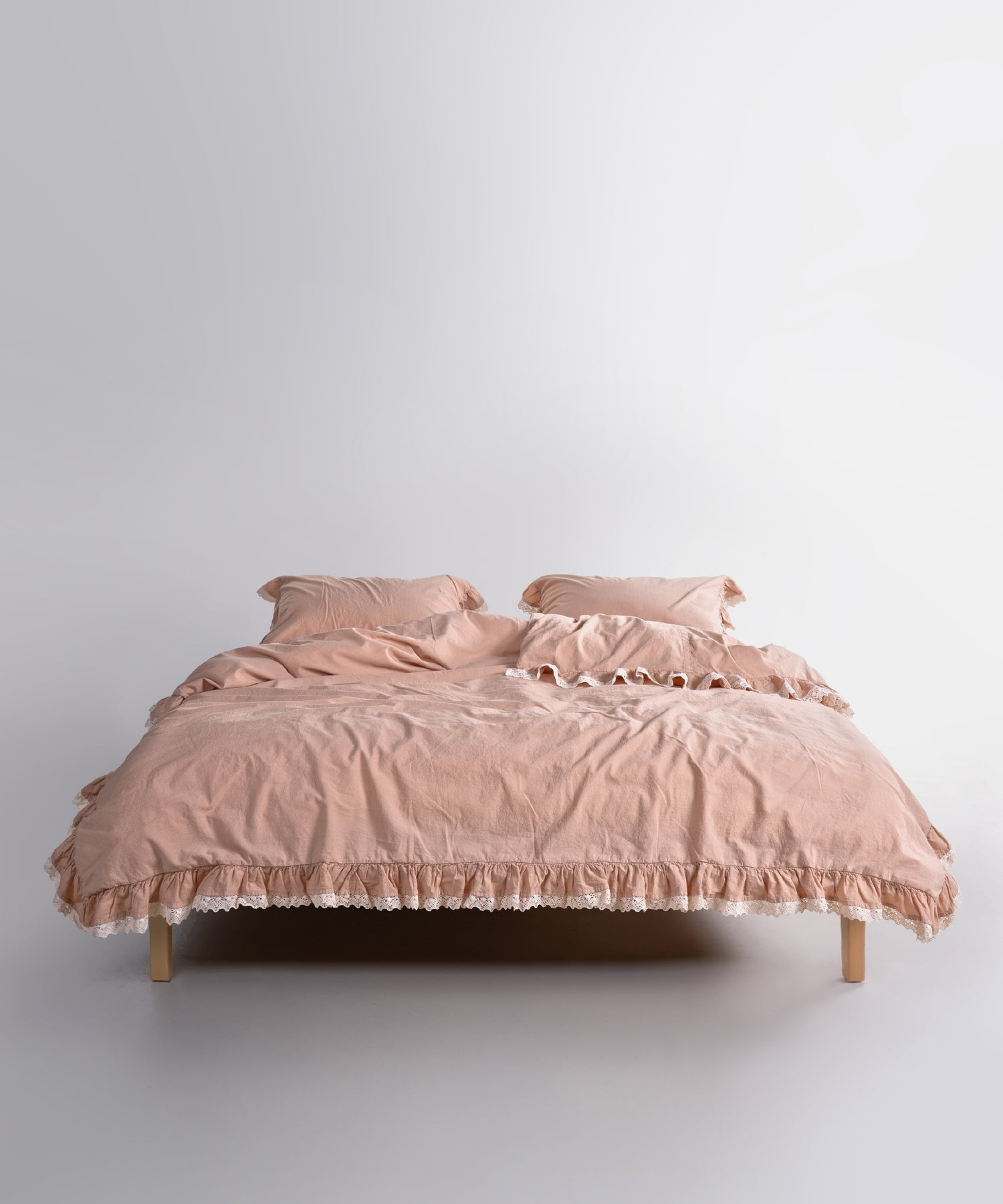 100% bavovna postil stonewashed u teplomu bezhevomu vidtinku

