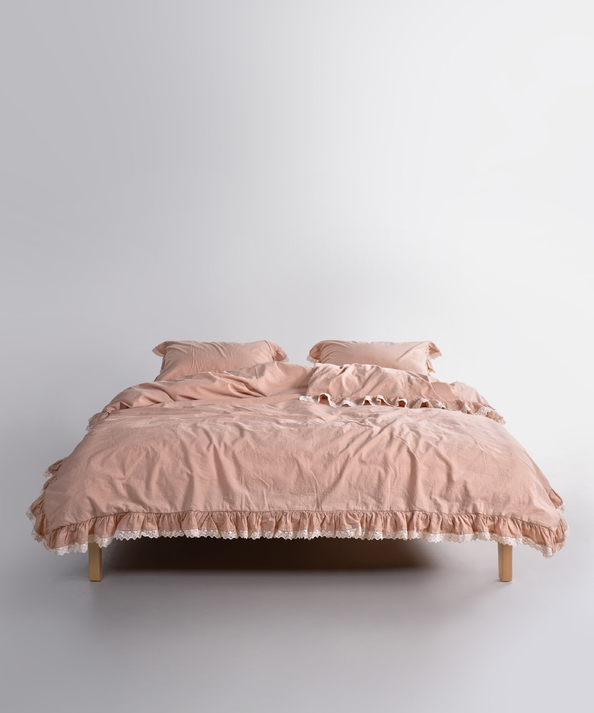 100% bavovna postil stonewashed u teplomu bezhevomu vidtinku

