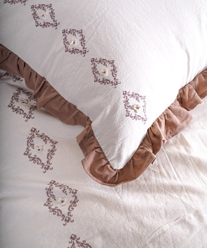 Prostyradlo 240x260 Damask Flora — komfortne i elegantne