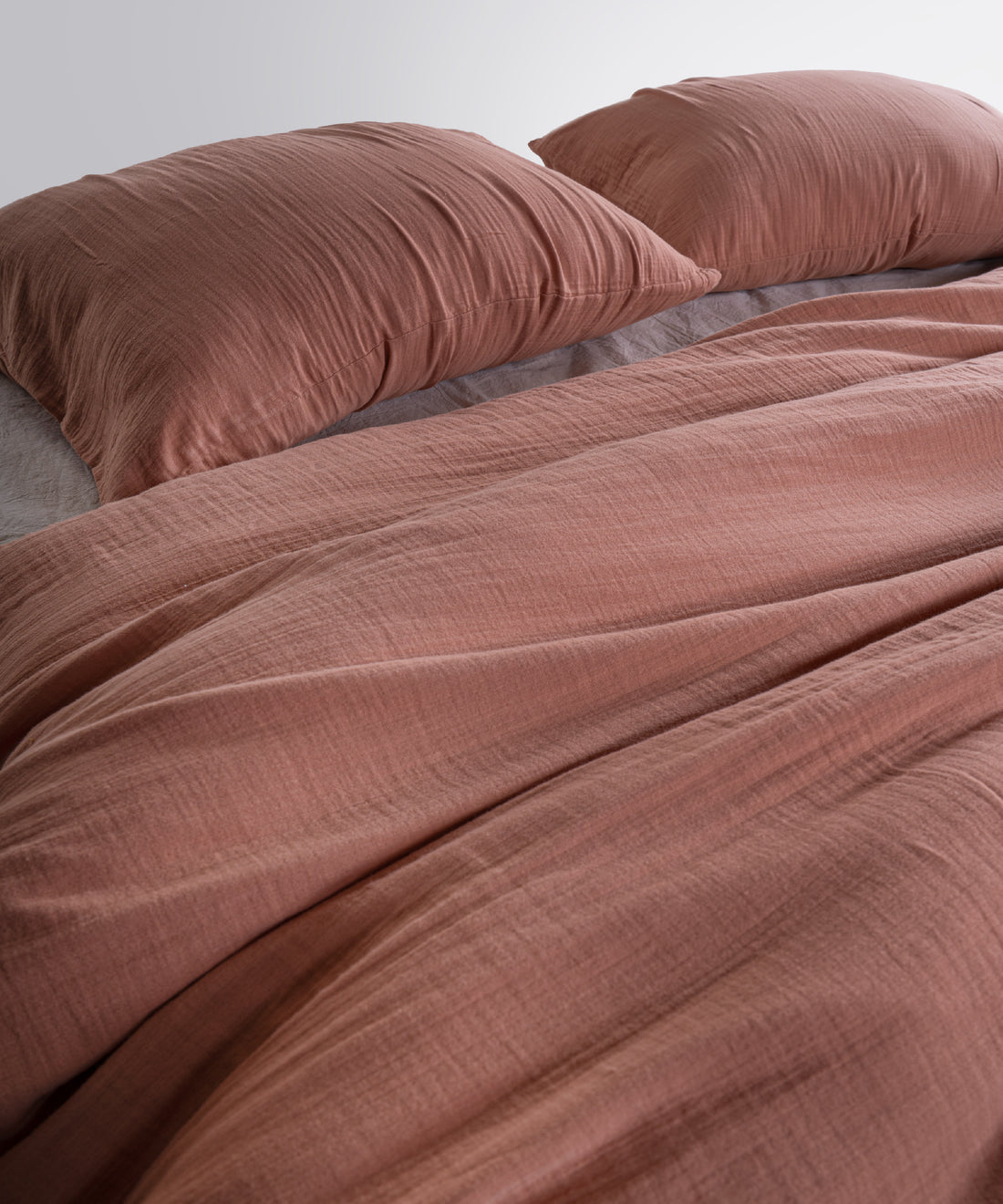 Комплект постільної білизни Cloud 100% натуральна бавовна муслін (Cinnamon)