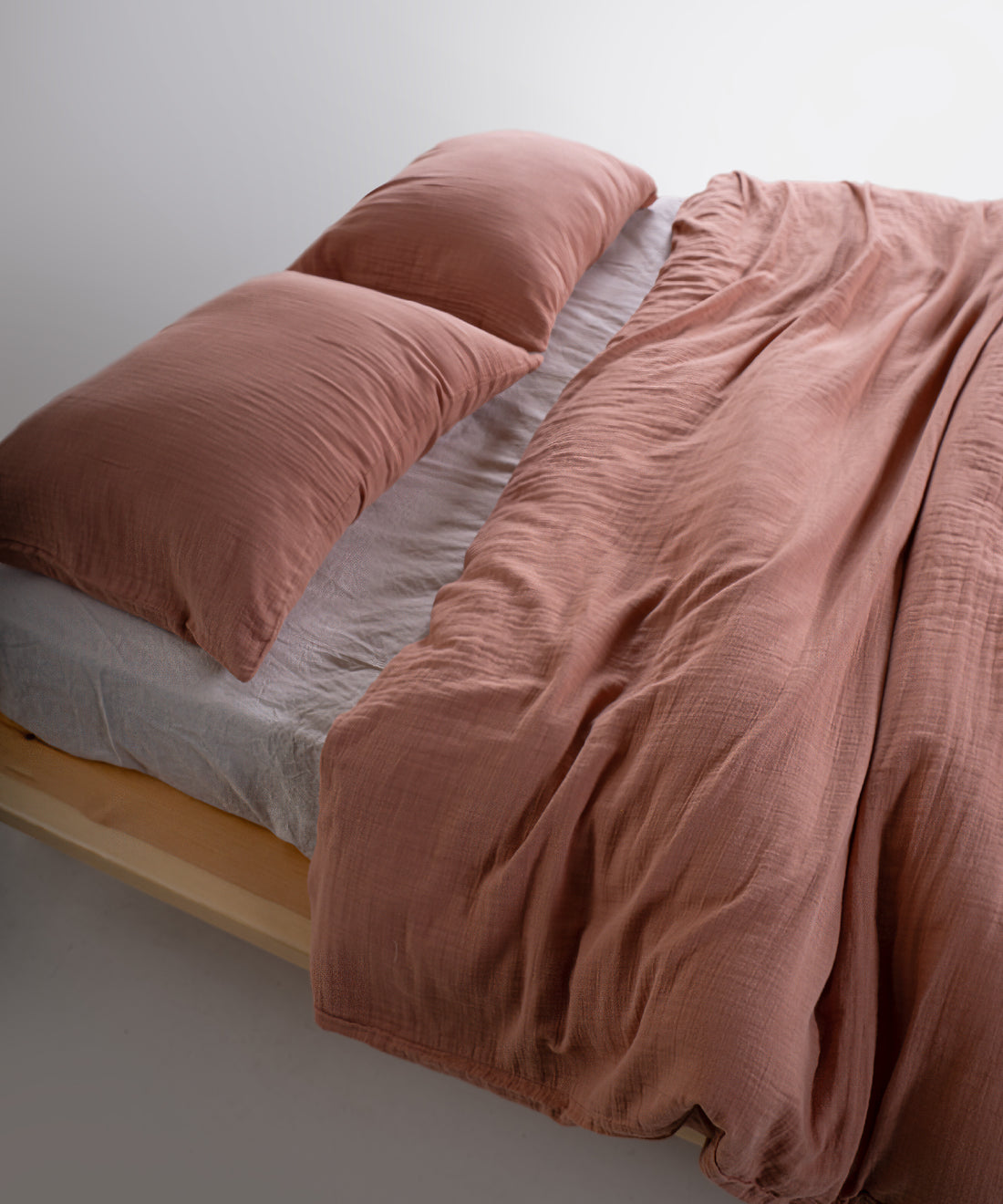 Комплект постільної білизни Cloud 100% натуральна бавовна муслін (Cinnamon)