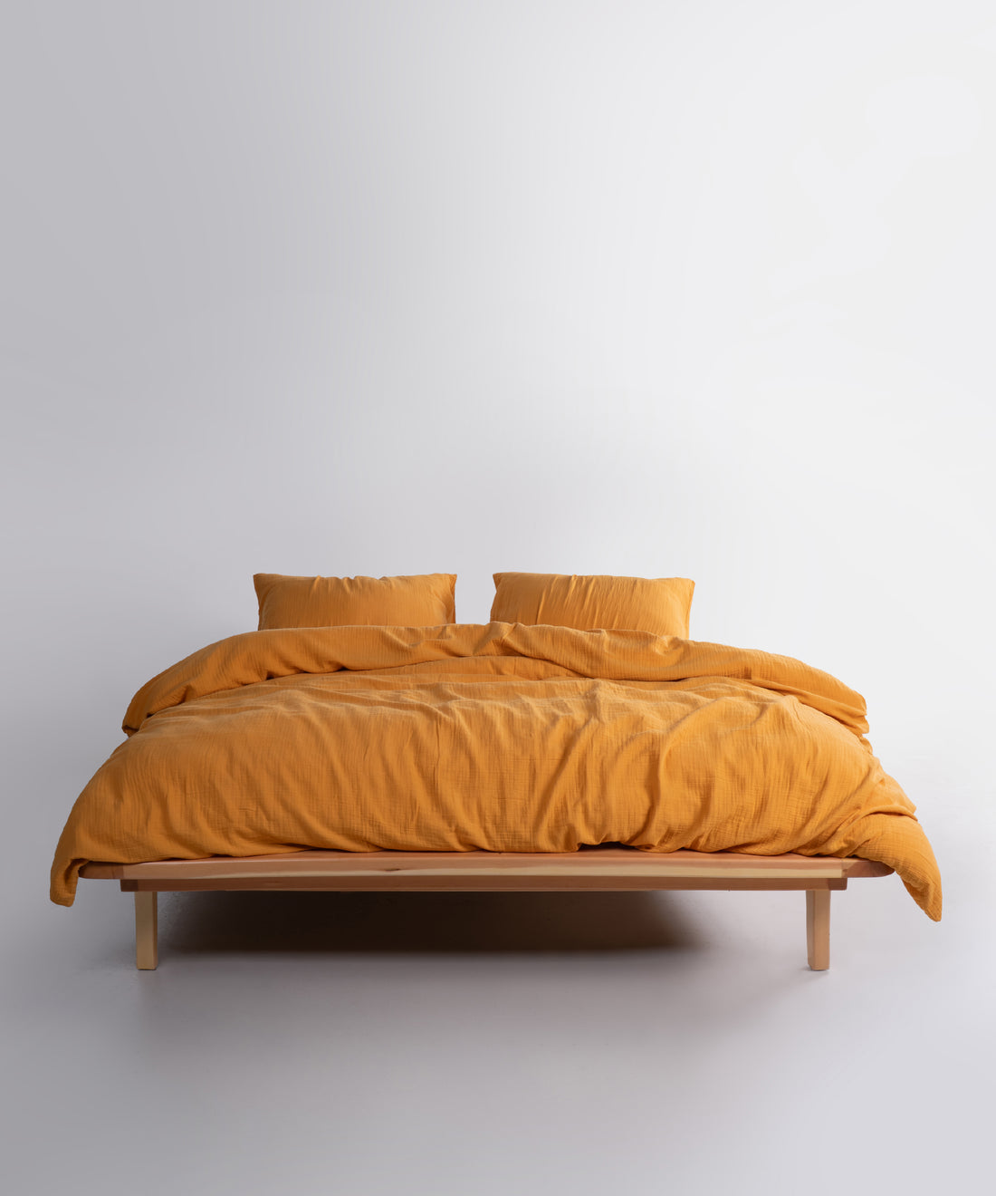 Комплект постільної білизни Cloud 100% натуральна бавовна муслін (гірчичний)