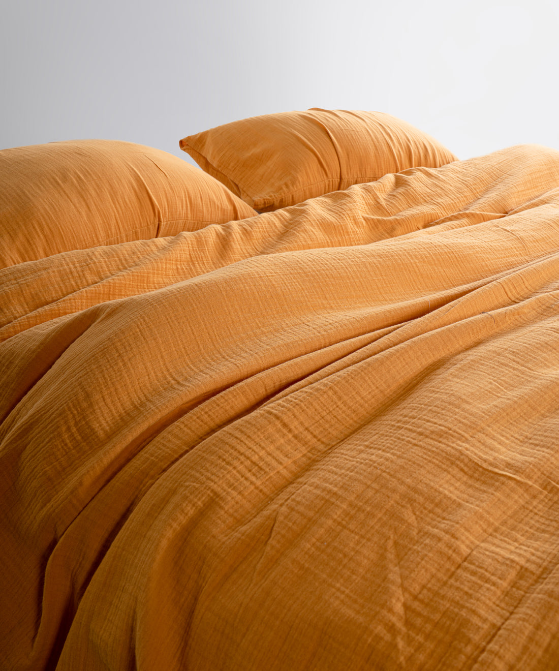 Комплект постільної білизни Cloud 100% натуральна бавовна муслін (гірчичний)