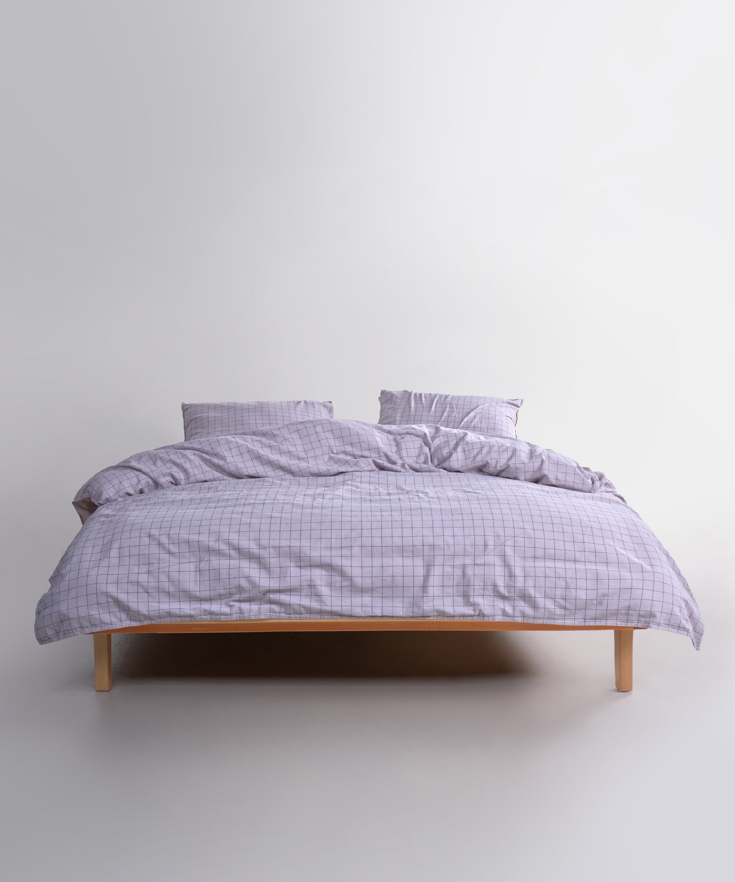 Комплект постільної білизни Inara 100% бавовна Stonewashed-Natural Violet