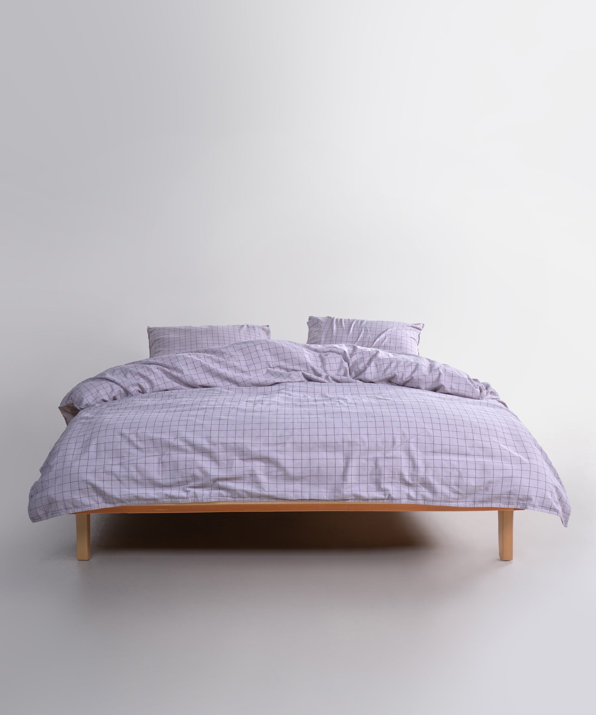 Комплект постільної білизни Inara 100% бавовна Stonewashed-Natural Violet