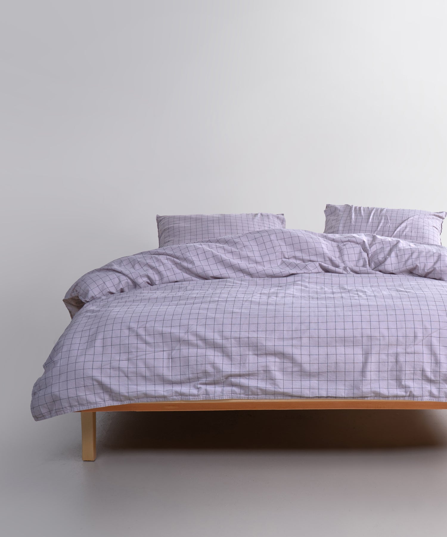 Комплект постільної білизни Inara 100% бавовна Stonewashed-Natural Violet