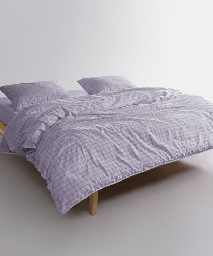 Комплект постільної білизни Inara 100% бавовна Stonewashed-Natural Violet