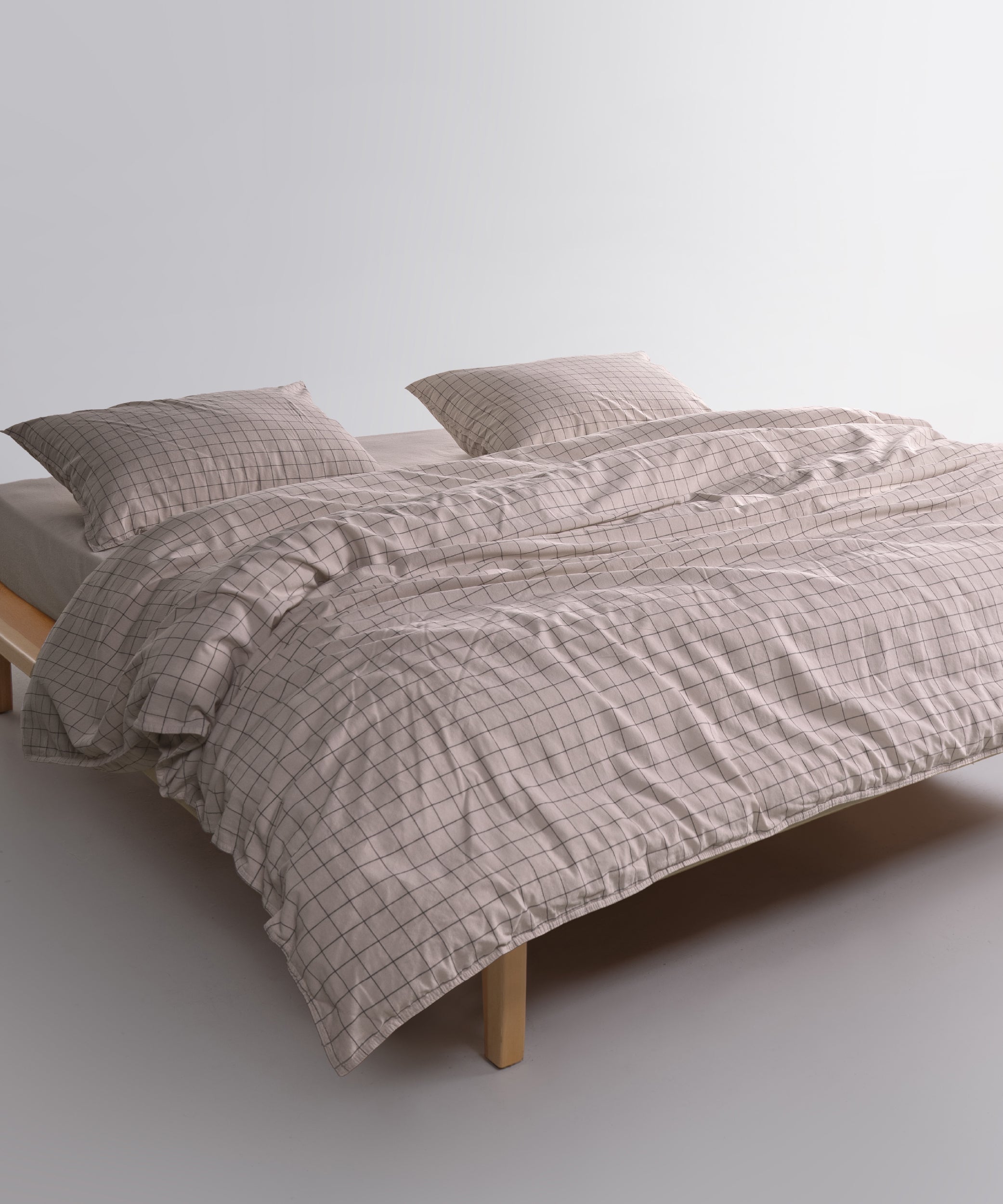 Комплект постільної білизни Inara 100% бавовна Stonewashed-Oxfordtan