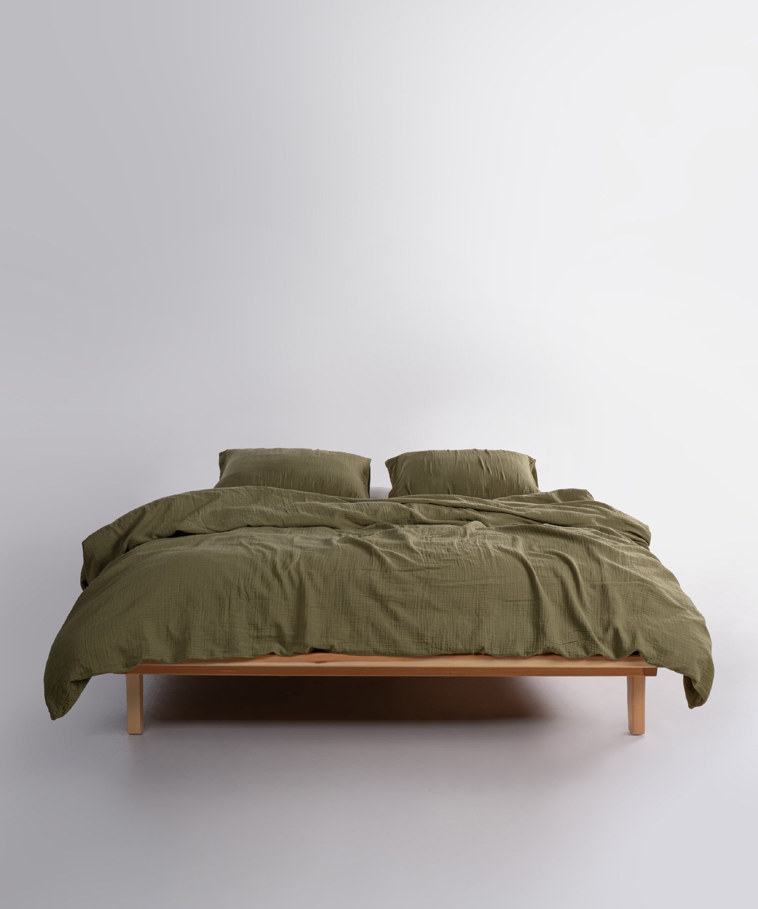 Комплект постільної білизни Cloud 100% натуральна бавовна муслін (Olive Green)