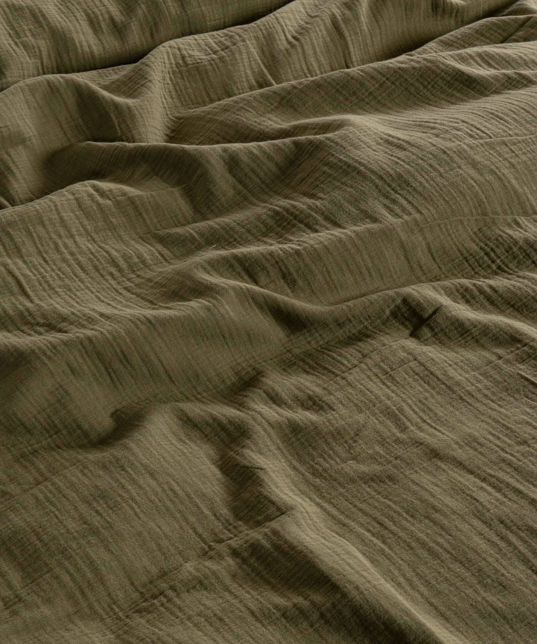 Комплект постільної білизни Cloud 100% натуральна бавовна муслін (Olive Green)