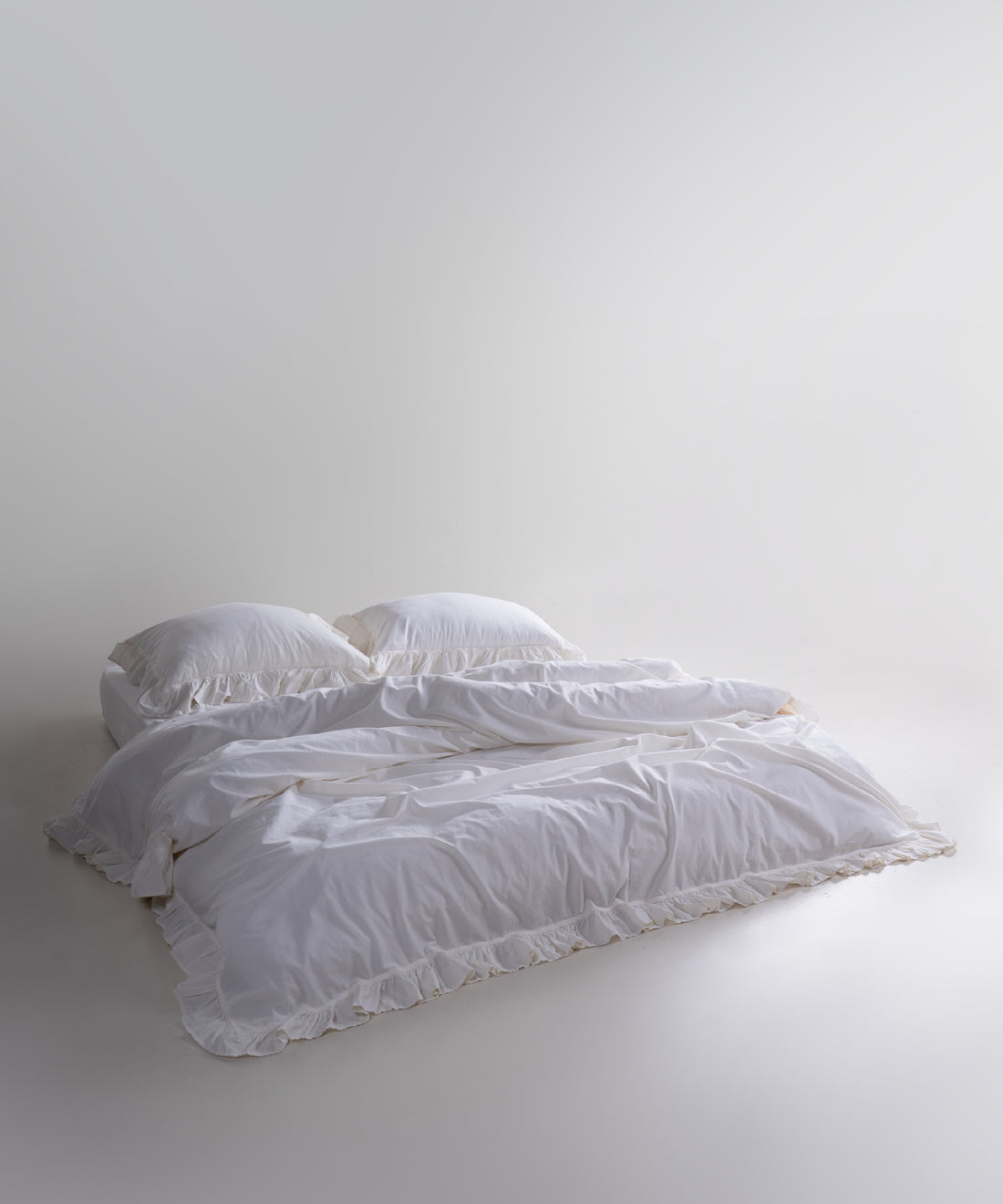 Exclusive Комплект Постільної Білизни З Рюшами З Stonewashed Бавовни 100%, Snow White