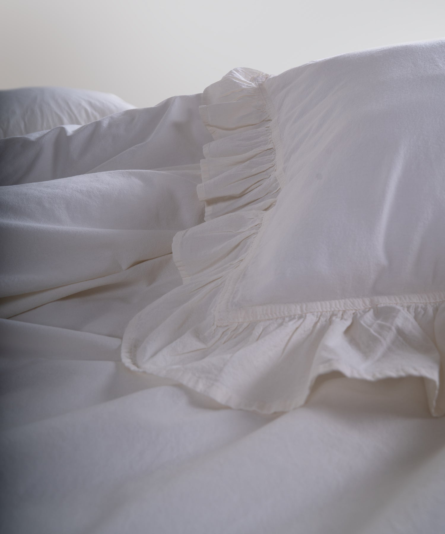 Exclusive Комплект Постільної Білизни З Рюшами З Stonewashed Бавовни 100%, Snow White